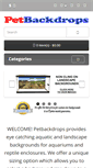 Mobile Screenshot of petbackdrops.com